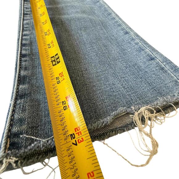 DAZE Repreve Distressed Straight Leg Jeans – Size 28 - Picture 7 of 7